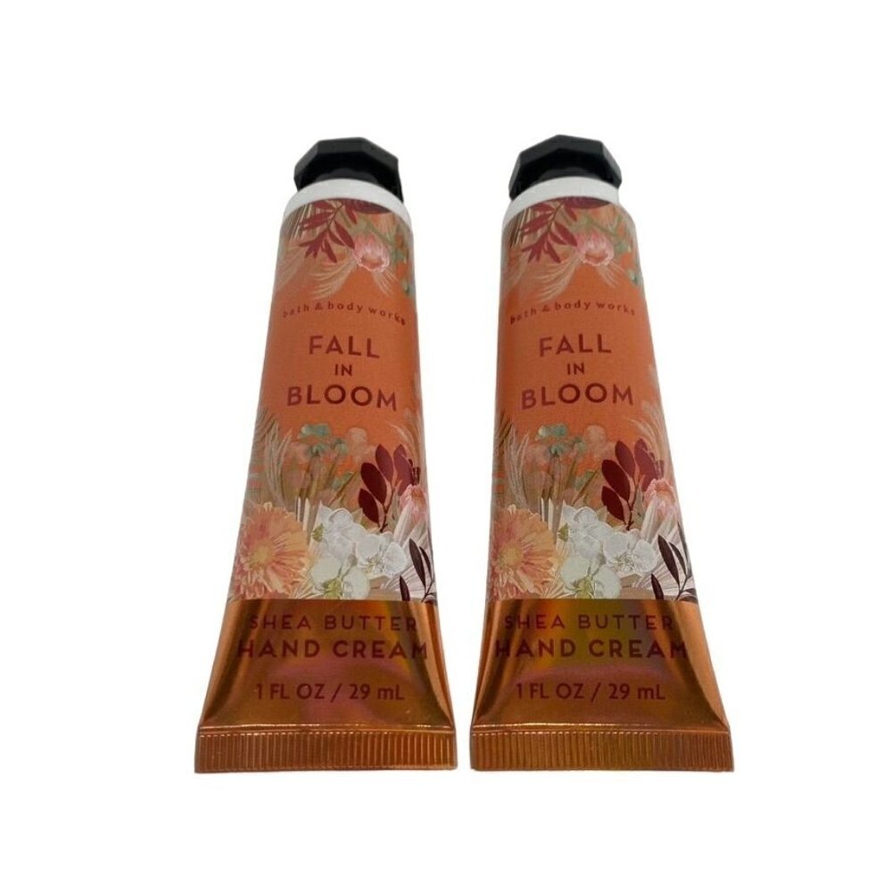 Bath & Body Works Fall In Bloom Shea Butter Travel Size Hand Cream 1oz x 2 Pack
